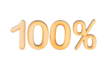 numbers and percentages made in wood