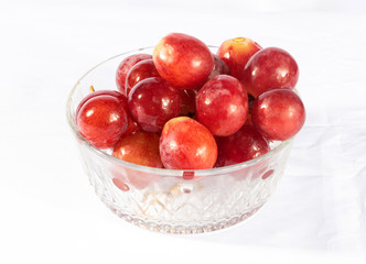 Chilean grapes in a bowl