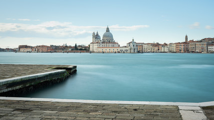 Obraz premium Basilica di Santa Maria della Salute on a sunny day in winter