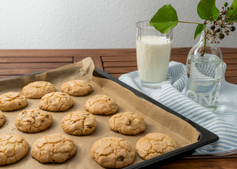 Cookies food sweet biscuit White