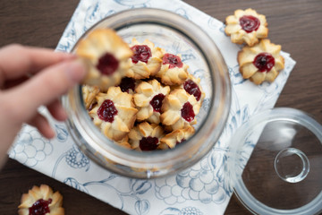 Cookies food sweet biscuit White