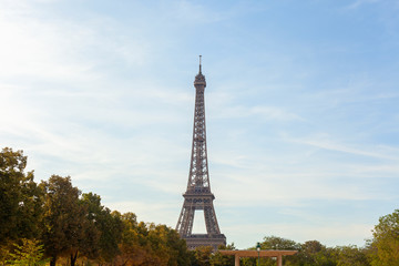 tour eiffel view in the city of paris