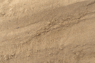 Sand on the beach as background