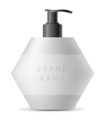 Mock up cosmetic bottle for branding concept - soap, shampoo, gel, lotion.