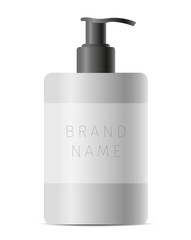Mock up cosmetic bottle for branding concept - soap, shampoo, gel, lotion.