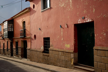 streets and cityscape of Potosí, Bolivia