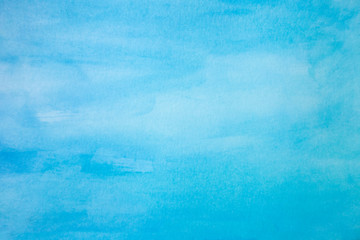A Sky Blue Watercolor Wash Background