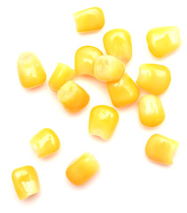 Corn on white
