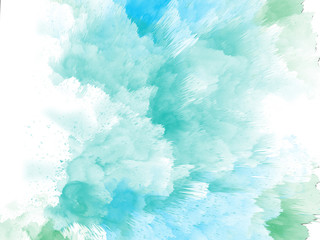 abstract colorful background 3D render watercolor illustration for background.