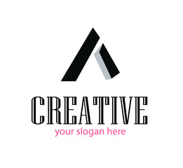 creative a letter logo.vector.