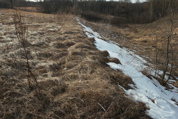  last snow  on hill