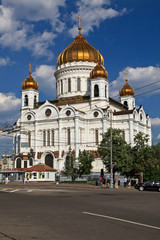 Fototapeta na wymiar The Church of Christ the Savior. Moscow