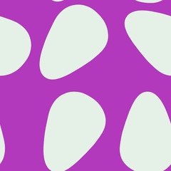 Fototapeta na wymiar White easter eggs on violet background. seamless pattern. Easter pattern. Holidays concept. Print, packaging, wallpaper, textile, fabric design