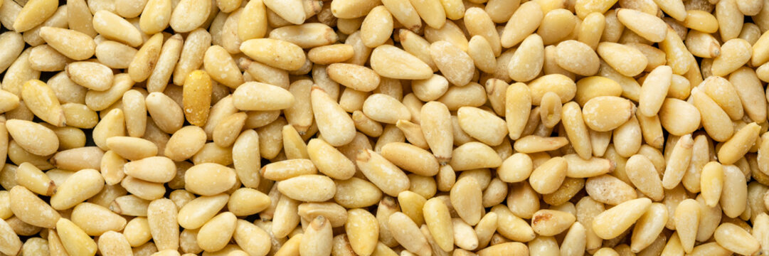 pine nuts background