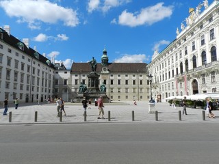 Obraz premium Vienna, Austria, Imperial Palace (Hofburg), Courtyard