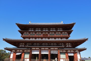 Obraz premium 薬師寺