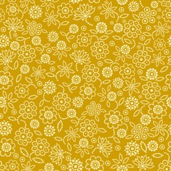 Seamless abstract floral pattern