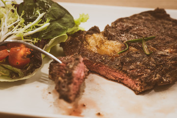 Ribeye 250g All time favourite with a good balance of fat and lean