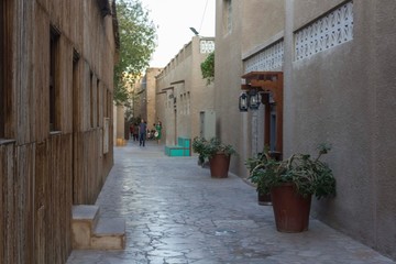 Fototapeta na wymiar Al Fahidi Historical Neighbourhood in dubai