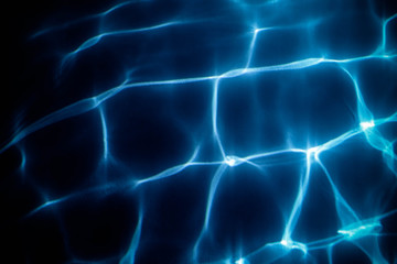 Flickering water ripple  background.  Water texture. blue background.