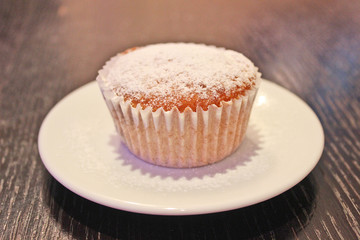 Homemade Autumn Pumpkin Muffin Ready to Eat