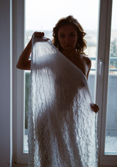 Seductive woman in sexy lingerie