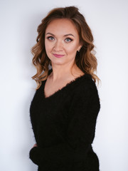 Seductive woman in sexy lingerie