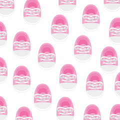 background of cute shoes baby vector illustration design