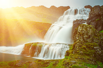 Dynjandi waterfall, Iceland