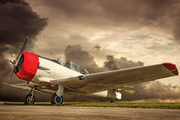 historical aircraft in retro style © frank peters