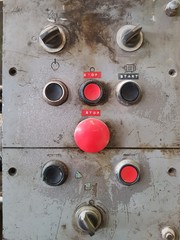 Control panel of the cutting machine