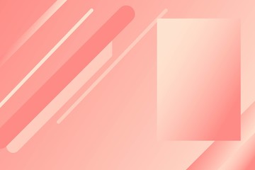 abstract background in pink tones with geometric shapes and a frame for the inscription