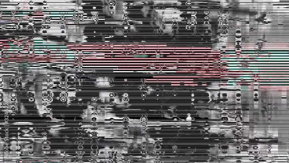 Poster screen noise grid scan lines flow digital abstract background
