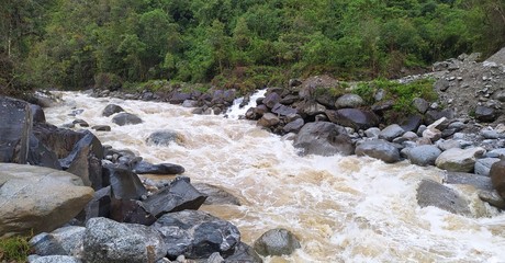 stream in the mountains