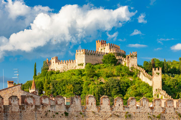 Castle Soave in Veneto, Italy