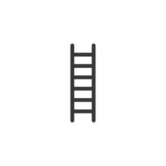 Ladder Icon Flat Vector Illustration