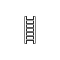 Ladder Icon Flat Vector Illustration