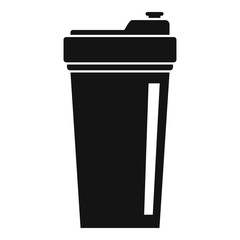 Energy drink shaker icon. Simple illustration of energy drink shaker vector icon for web design isolated on white background