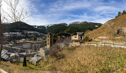Pal Village in Andorra Pyrenees Mountains.