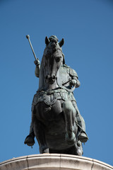 Fototapeta na wymiar statue of Joseph I in lisbon