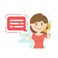 Call center support team. call center service job character