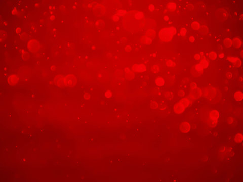 Red Bokeh Background