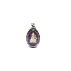religious Buddha Amulet Pendant - small thai asian buddha magic amulet image used as amulets pendant,thai amulet on white image background