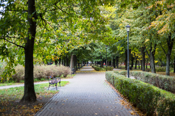 Park Mirowski in Warsaw, Poland