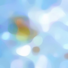 smooth iridescent square format background bokeh graphic with light blue, dark khaki and alice blue colors and space for text or image