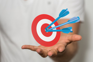  makes a dart throw on the target. The concept of persistence in business..
