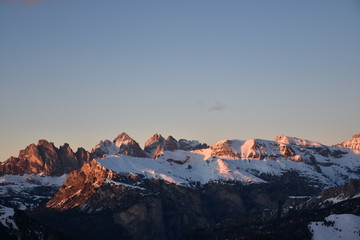 Südtirol, Italien, Dolomiten, Sellajoch, Sellagruppe, Pass, Gebirgspass, Alpen, Winter,...
