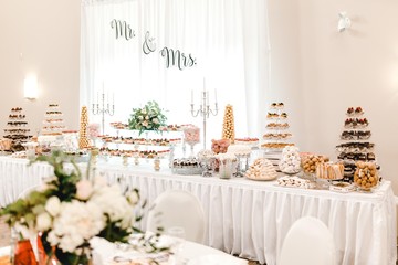 wedding sweets on table