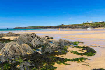 Treyarnon Beach Cornwall England