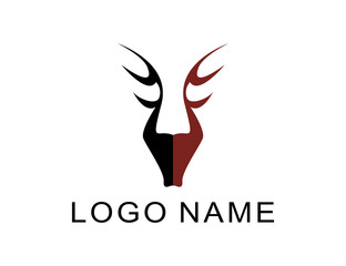 deer animal hunt logo national park design husbandry